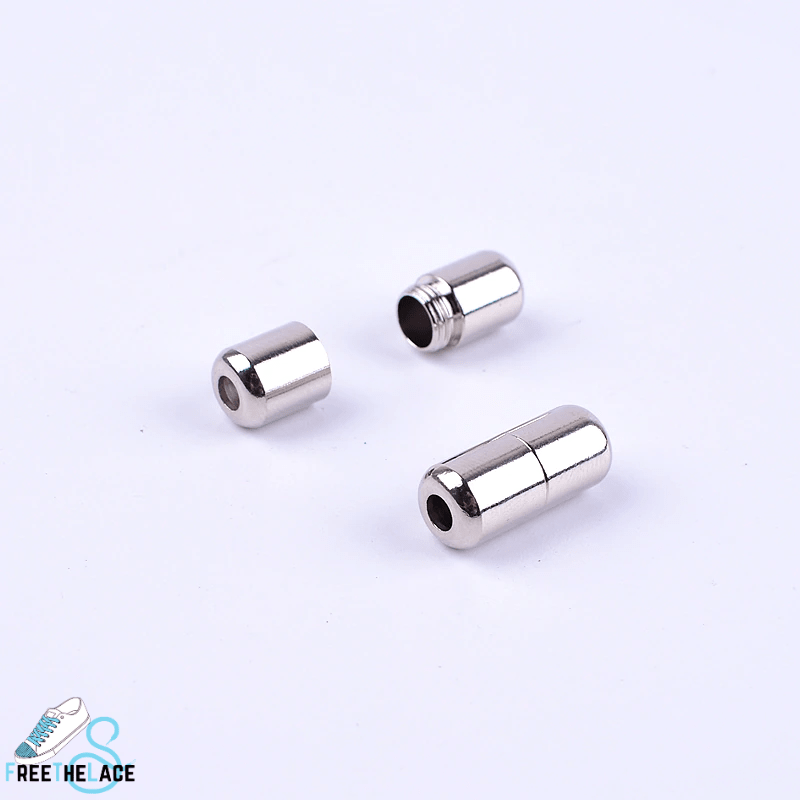 Metal Capsule For No Tie Elastic Shoelaces